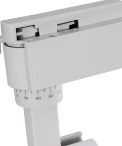 GloboStar® LUGANO 60801 Μονοφασικό Φωτιστικό Σποτ Ράγας LED 10W 1250lm 36° Acrylic HQ LENS AC 220-240V IP20 Φ4.5 x Υ19cm Φυσικό Λευκό 4500K - EUROTRACK® System 1L+1N - Λευκό - Bridgelux Chip - TÜV Certified Driver - 5 Χρόνια Εγγύηση 20 60801 9