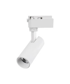 Alternative view of GloboStar® LUGANO 60802 Μονοφασικό Φωτιστικό Σποτ Ράγας LED 10W 1200lm 36° Acrylic HQ LENS AC 220-240V IP20 Φ4.5 x Υ19cm Θερμό Λευκό 2700K - EUROTRACK® System 1L+1N - Λευκό - Bridgelux Chip - TÜV Certified Driver - 5 Χρόνια Εγγύηση