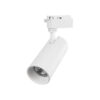 GloboStar® Globostar BEAMTRACK 60814 Μονοφασικό Φωτιστικό Σποτ Ράγας LED 30W 230V 3600lm 30° Acrylic HQ LENS AC 220-240V IP20 Φ7.4 x Υ17.9cm Θερμό Λευκό 3000k - EUROTRACK® System 1L+1N - Λευκό - Bridgelux Chip - TUV Certified Driver - 5 Χρόνια Εγγύηση