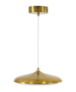 GLOBOSTAR® BARON 60886 Μοντέρνο Κρεμαστό Φωτιστικό Οροφής LED 12W 1440lm 120° AC 220-240V IP20 Ρυθμιζόμενο Λευκό CCT με On/Off 2700K/4500K/6000K - Lumileds SMD Chip - Χρυσό - Μ25 x Π25 x Υ8cm - 3 Χρόνια Εγγύηση 17 60886 5