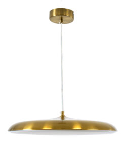 GLOBOSTAR® BARON 60887 Μοντέρνο Κρεμαστό Φωτιστικό Οροφής LED 24W 2880lm 120° AC 220-240V IP20 Ρυθμιζόμενο Λευκό CCT με On/Off 2700K/4500K/6000K - Lumileds SMD Chip - Χρυσό - Μ40 x Π40 x Υ10cm - 3 Χρόνια Εγγύηση 16 60887 3