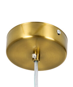 GLOBOSTAR® BARON 60887 Μοντέρνο Κρεμαστό Φωτιστικό Οροφής LED 24W 2880lm 120° AC 220-240V IP20 Ρυθμιζόμενο Λευκό CCT με On/Off 2700K/4500K/6000K - Lumileds SMD Chip - Χρυσό - Μ40 x Π40 x Υ10cm - 3 Χρόνια Εγγύηση 20 60887 8