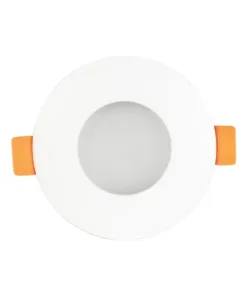 Alternative view of GLOBOSTAR® KAPA 60889 Χωνευτή Στρόγγυλη Βάση Σποτ Οροφής/Μπάνιου για Λάμπα MR16/GU10 Αδιάβροχο IP65 - Λευκό Αλουμίνιο & Λευκό Γυαλί - Φ8.5 x Υ4.2cm / Q7.5cm