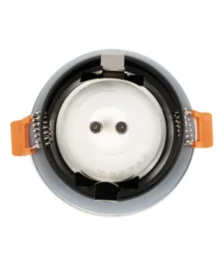 GLOBOSTAR® KAPA 60889 Χωνευτή Στρόγγυλη Βάση Σποτ Οροφής/Μπάνιου για Λάμπα MR16/GU10 Αδιάβροχο IP65 - Λευκό Αλουμίνιο & Λευκό Γυαλί - Φ8.5 x Υ4.2cm / Q7.5cm 11 60889 5