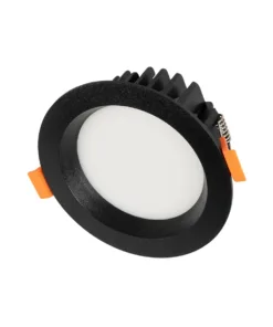 GloboStar® GLOBOSTAR® WATERA 60897 Χωνευτό Downlight Σποτ Panel LED 12W 1500lm 120° AC 220-240V Αδιάβροχο IP54 Ρυθμιζόμενο Λευκό CCT με Διακόπτη στο Σώμα 2700K/4500K/6000K Dimmable - Lumileds SMD Chip & TÜV SÜD Driver - Μαύρο Ματ - Μ10.8 x Π10.8 x Υ3.2cm / Q9cm - 3 Χρόνια Εγγύηση