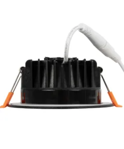 GLOBOSTAR® WATERA 60897 Χωνευτό Downlight Σποτ Panel LED 12W 1500lm 120° AC 220-240V Αδιάβροχο IP54 Ρυθμιζόμενο Λευκό CCT με Διακόπτη στο Σώμα 2700K/4500K/6000K Dimmable - Lumileds SMD Chip & TÜV SÜD Driver - Μαύρο Ματ - Μ10.8 x Π10.8 x Υ3.2cm / Q9cm - 3 Χρόνια Εγγύηση 10 60897 4