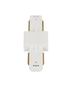 Alternative view of GLOBOSTAR® EUROTRACK-1PH 60904 Μονοφασικός Σύνδεσμος Ι Επέκτασης Ράγας 2 Καλωδίων 1L+1N για Σύστημα Ράγας Eurotrack-1PH AC 220-240V IP20 - Λευκό Ματ - Μ9.3 x Π3.5 x Υ1.6cm