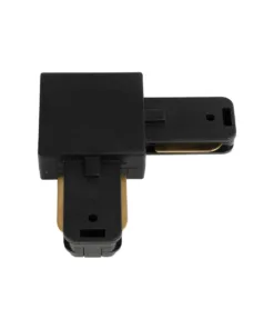 Alternative view of GLOBOSTAR® EUROTRACK-1PH 60905 Μονοφασικός Σύνδεσμος Γ Ράγας 2 Καλωδίων 1L+1N για Σύστημα Ράγας Eurotrack-1PH AC 220-240V IP20 - Μαύρο Ματ - Μ6.5 x Π6.5 x Υ1.6cm