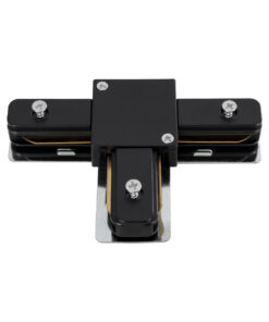 Alternative view of GloboStar® 2L-EUROTRACK 60907 Αντάπτορας Τ(Ταφ) - Μονοφασικός 2 Καλωδίων για όλες τις Ράγες EUROTRACK AC 220-240V IP20 Μ10.7 x Π7 x Υ1.5cm - EUROTRACK® System 1L+1N - Θερμοπλαστικό - Μαύρο - 5 Χρόνια Εγγύηση