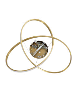 GLOBOSTAR® DEXTER 60916 Μοντέρνο Κρεμαστό Φωτιστικό Οροφής LED 90W 10080lm 300° AC 220-240V IP20 Ρυθμιζόμενο Λευκό CCT με Χειριστήριο από 2700K έως 6000K Dimmable - Lumileds SMD Chip - Χρυσό Βούρτσας - Μ73 x Π73 x Υ16cm - 3 Χρόνια Εγγύηση 18 60916 6