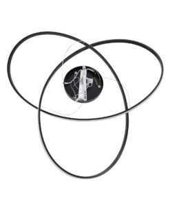 GLOBOSTAR® DEXTER 60917 Μοντέρνο Κρεμαστό Φωτιστικό Οροφής LED 120W 13440lm 300° AC 220-240V IP20 Ρυθμιζόμενο Λευκό CCT με Χειριστήριο από 2700K έως 6000K Dimmable - Lumileds SMD Chip - Μαύρο - Μ103 x Π103 x Υ22cm - 3 Χρόνια Εγγύηση 18 60917 6