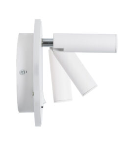 GloboStar® LADY-R 60939 Μοντέρνο Φωτιστικό Τοίχου - Απλίκα Ξενοδοχείου Bed Side LED 6W 600lm 36° & 360° AC 220-240V - Reading Light & Κρυφός Φωτισμός - Φορτιστής USB 3A - Φ15 x Υ7cm - Φυσικό Λευκό 4500K - Λευκό - 3 Χρόνια Εγγύηση 13 60938 4