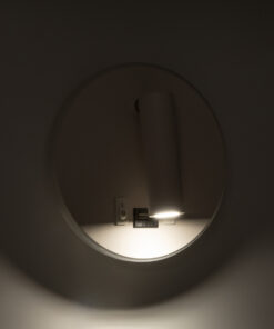 GloboStar® LADY-R 60939 Μοντέρνο Φωτιστικό Τοίχου - Απλίκα Ξενοδοχείου Bed Side LED 6W 600lm 36° & 360° AC 220-240V - Reading Light & Κρυφός Φωτισμός - Φορτιστής USB 3A - Φ15 x Υ7cm - Φυσικό Λευκό 4500K - Λευκό - 3 Χρόνια Εγγύηση 18 60938 9