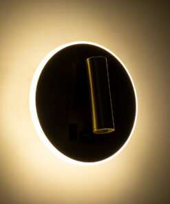 GloboStar® LADY-R 60940 Μοντέρνο Φωτιστικό Τοίχου - Απλίκα Ξενοδοχείου Bed Side LED 6W 600lm 36° & 360° AC 220-240V - Reading Light & Κρυφός Φωτισμός - Φορτιστής USB 3A - Φ15 x Υ7cm - Φυσικό Λευκό 4500K - Χρυσό Πλατίνα - 3 Χρόνια Εγγύηση 21 60940 9