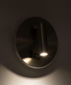 GloboStar® LADY-R 60941 Μοντέρνο Φωτιστικό Τοίχου - Απλίκα Ξενοδοχείου Bed Side LED 6W 600lm 36° & 360° AC 220-240V - Reading Light & Κρυφός Φωτισμός - Φορτιστής USB 3A - Φ15 x Υ7cm - Φυσικό Λευκό 4500K - Νίκελ Βούρτσας - 3 Χρόνια Εγγύηση 22 60941 10