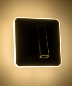 GloboStar® LADY-S 60942 Μοντέρνο Φωτιστικό Τοίχου - Απλίκα Ξενοδοχείου Bed Side LED 6W 600lm 36° & 360° AC 220-240V - Reading Light & Κρυφός Φωτισμός - Φορτιστής USB 3A - Μ15 x Π15 x Υ7cm - Φυσικό Λευκό 4500K - Μαύρο - 3 Χρόνια Εγγύηση 17 60942 8