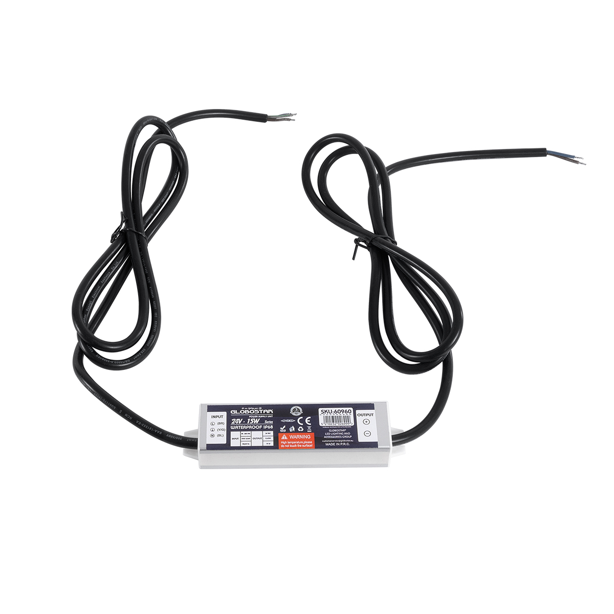 GloboStar® 60960 Αδιάβροχο Τροφοδοτικό SELV για Προϊόντα Φωτισμού LED 15W 0.625A - AC 220-240V σε DC 24V με 1.2m VDE Καλώδιο Παροχής & Εξόδου Τροφοδοσίας - Αδιάβροχο IP68 - M12 x W3 x H2cm - 3 Χρόνια Εγγύηση 5 GloboStar® 60960 Αδιάβροχο Τροφοδοτικό SELV για Προϊόντα Φωτισμού LED 15W 0.625A - AC 220-240V σε DC 24V με 1.2m VDE Καλώδιο Παροχής & Εξόδου Τροφοδοσίας - Αδιάβροχο IP68 - M12 x W3 x H2cm - 3 Χρόνια Εγγύηση - Image 3