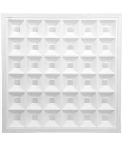 GloboStar® ZEUS 60968 Χωνευτό LED Panel 60x60cm 48W 7440lm 120° CRI≥86Ra UGR<19 Anti-Glare Shield Diffuser AC 220-240V IP44 Μ60 x Π60 x Υ3.3cm - Ψυχρό Λευκό 6000K - Bridgelux High Lumen Chips - TÜV Certified Driver - 5 Years Warranty 18 60968 3