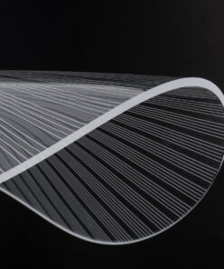 GLOBOSTAR® ACRYLICA 60974 Μοντέρνο Κρεμαστό Φωτιστικό Οροφής LED 20W 2240lm 360° AC 220-240V IP20 Ρυθμιζόμενο Λευκό CCT με On/Off 2700K/4500K/6000K - Lumileds SMD Chip - Διάφανο & Μαύρο - Μ40 x Π40 x Υ6.5cm - 3 Χρόνια Εγγύηση 28 60974 13