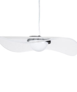 GLOBOSTAR® ACRYLICA 60974 Μοντέρνο Κρεμαστό Φωτιστικό Οροφής LED 20W 2240lm 360° AC 220-240V IP20 Ρυθμιζόμενο Λευκό CCT με On/Off 2700K/4500K/6000K - Lumileds SMD Chip - Διάφανο & Μαύρο - Μ40 x Π40 x Υ6.5cm - 3 Χρόνια Εγγύηση 22 60974 7