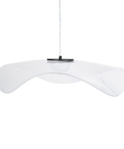 GLOBOSTAR® ACRYLICA 60975 Μοντέρνο Κρεμαστό Φωτιστικό Οροφής LED 20W 2240lm 360° AC 220-240V IP20 Ρυθμιζόμενο Λευκό CCT με On/Off 2700K/4500K/6000K - Lumileds SMD Chip - Διάφανο & Μαύρο - Μ60 x Π60 x Υ15cm - 3 Χρόνια Εγγύηση 24 60975 8