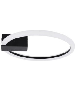 Alternative view of GloboStar® CINDERELLA 60976 Φωτιστικό Οροφής Δαχτυλίδι-Κύκλος LED CCT 16W 1792lm 360° AC 220-240V - Εναλλαγή Φωτισμού μέσω Διακόπτη On/Off All In One Ψυχρό 6000k+Φυσικό 4500k+Θερμό 2700k Φ28cm - Μαύρο - 3 Years Warranty