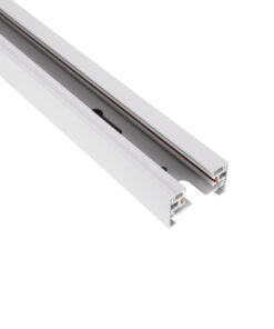 GloboStar® GloboStar® 2L-EUROTRACK 60985-3Μ Μονοφασική Ράγα 2 Καλωδίων για Σποτ Ράγας LED AC 220-240V IP20 Μ300 x Π3.4 x Υ2cm - EUROTRACK® System 1L+1N - Αλουμίνιο - Λευκό - 3 Μέτρα - 5 Χρόνια Εγγύηση