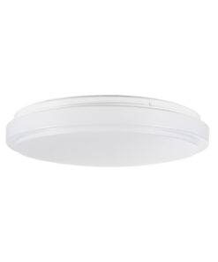 GloboStar® EMERGANO 60993 Πλαφονιέρα Οροφής LED 30W 2850lm 120° AC 220-240V με Ενσωματωμένο Σύστημα Emergency Li-ion 3450mAh/12.8Wh με Αυτονομία 3hrs - Αδιάβροχη IP54 Φ38 x Υ5.3cm Φυσικό Λευκό 4500K - Λευκό - Bridgelux Chips - 3 Years Warranty 21 60993 3