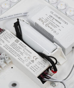 GloboStar® EMERGANO 60993 Πλαφονιέρα Οροφής LED 30W 2850lm 120° AC 220-240V με Ενσωματωμένο Σύστημα Emergency Li-ion 3450mAh/12.8Wh με Αυτονομία 3hrs - Αδιάβροχη IP54 Φ38 x Υ5.3cm Φυσικό Λευκό 4500K - Λευκό - Bridgelux Chips - 3 Years Warranty 27 60993 9