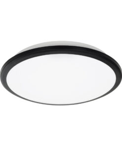 Alternative view of GloboStar® TUFFIN 60997 Πλαφονιέρα Οροφής LED 24W 2640lm 120° AC 220-240V Αδιάβροχη IP54 Φ30 x Υ6.5cm Φυσικό Λευκό 4500K - Μαύρο - Bridgelux Chips - 3 Years Warranty