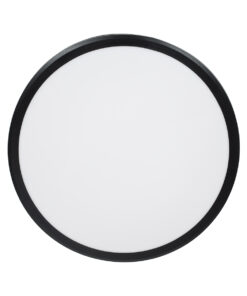 GloboStar® TUFFIN 60997 Πλαφονιέρα Οροφής LED 24W 2640lm 120° AC 220-240V Αδιάβροχη IP54 Φ30 x Υ6.5cm Φυσικό Λευκό 4500K - Μαύρο - Bridgelux Chips - 3 Years Warranty 14 60997 4