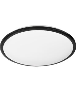 Alternative view of GloboStar® TUFFIN 60999 Πλαφονιέρα Οροφής LED 36W 3960lm 120° AC 220-240V Αδιάβροχη IP54 Φ48 x Υ6.5cm Φυσικό Λευκό 4500K - Μαύρο - Bridgelux Chips - 3 Years Warranty