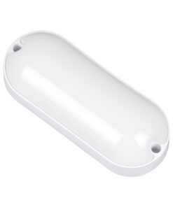 GloboStar® HOMIE 61002 LED Πλαφονιέρα Οροφής - Τοίχου Οβάλ 11W 918lm 150° AC 220-240V Αδιάβροχο IP65 Μ17 x Π7 x Υ4.5cm Θερμό Λευκό 2700K - 3 Years Warranty 11 61002 3