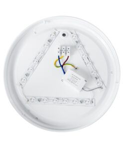 GloboStar® CELANO 61005 LED Πλαφονιέρα Οροφής Στρόγγυλη Φ26 20W 2000lm 120° AC 220-240V Αδιάβροχη IP54 Φ26 x Υ6cm Ψυχρό Λευκό 6000K - 3 Χρόνια Εγγύηση 16 61005 7