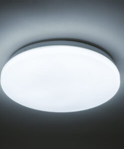 GloboStar® CELANO 61005 LED Πλαφονιέρα Οροφής Στρόγγυλη Φ26 20W 2000lm 120° AC 220-240V Αδιάβροχη IP54 Φ26 x Υ6cm Ψυχρό Λευκό 6000K - 3 Χρόνια Εγγύηση 18 61005 9