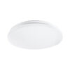 GloboStar® GloboStar® CELANO 61006 LED Πλαφονιέρα Οροφής Στρόγγυλη Φ26 20W 1900lm 120° AC 220-240V Αδιάβροχη IP54 Φ26 x Υ6cm Φυσικό Λευκό 4500K - 3 Χρόνια Εγγύηση