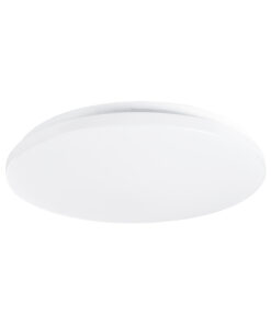 GloboStar® GloboStar® CELANO 61008 LED Πλαφονιέρα Οροφής Στρόγγυλη Φ33 30W 3000lm 120° AC 220-240V Αδιάβροχη IP54 Φ33 x Υ6cm Ψυχρό Λευκό 6000K - 3 Χρόνια Εγγύηση