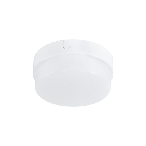 GloboStar® GloboStar® REVANO 61012 LED Πλαφονιέρα Οροφής Στρόγγυλη Φ12 12W 1140lm 180° AC 220-240V Αδιάβροχη IP54 Φ12 x Υ4.5cm Φυσικό Λευκό 4500K - 2 Χρόνια Εγγύηση