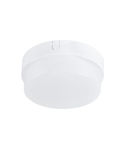 GloboStar® GloboStar® REVANO 61013 LED Πλαφονιέρα Οροφής Στρόγγυλη Φ12 12W 1080lm 180° AC 220-240V Αδιάβροχη IP54 Φ12 x Υ4.5cm Θερμό Λευκό 2700K - 2 Χρόνια Εγγύηση