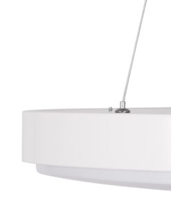 GLOBOSTAR® CASPER 61018 Μοντέρνο Κρεμαστό Φωτιστικό Οροφής LED 76W 8372lm 120° AC 220-240V IP20 Ρυθμιζόμενο Λευκό CCT με Χειριστήριο από 2700K έως 6000K Dimmable - Lumileds SMD Chip - Λευκό - Μ45 x Π45 x Υ5.5cm - 3 Χρόνια Εγγύηση 19 61018 6