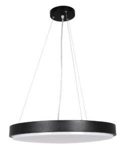 GLOBOSTAR® CASPER 61019 Μοντέρνο Κρεμαστό Φωτιστικό Οροφής LED 76W 8372lm 120° AC 220-240V IP20 Ρυθμιζόμενο Λευκό CCT με Χειριστήριο από 2700K έως 6000K Dimmable - Lumileds SMD Chip - Μαυρό - Μ45 x Π45 x Υ5.5cm - 3 Χρόνια Εγγύηση 16 61019 3