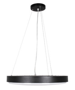 GLOBOSTAR® CASPER 61019 Μοντέρνο Κρεμαστό Φωτιστικό Οροφής LED 76W 8372lm 120° AC 220-240V IP20 Ρυθμιζόμενο Λευκό CCT με Χειριστήριο από 2700K έως 6000K Dimmable - Lumileds SMD Chip - Μαυρό - Μ45 x Π45 x Υ5.5cm - 3 Χρόνια Εγγύηση 17 61019 4