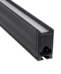 GloboStar® MARKET 61020-S Γραμμικό Φωτιστικό Οροφής Linear LED 18W 2230lm 60° AC 220-240V Μ120 x Π2 x Υ4cm Ψυχρό Λευκό 6000K - Μαύρο - 3 Years Warranty 18 61020 5