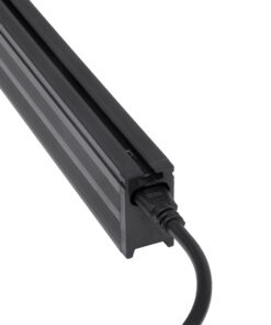 GloboStar® MARKET 61022-S Γραμμικό Φωτιστικό Οροφής Linear LED 18W 2170lm 60° AC 220-240V Μ120 x Π2 x Υ4cm Θερμό Λευκό 2700K - Μαύρο - 3 Years Warranty 24 61022 11
