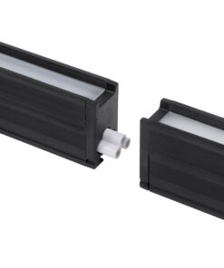 GloboStar® OFFICE 61023-S Γραμμικό Φωτιστικό Οροφής Linear LED 18W 2230lm 120° AC 220-240V Μ120 x Π2 x Υ4cm Ψυχρό Λευκό 6000K - Μαύρο - 3 Years Warranty 20 61023 7