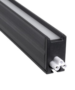 GloboStar® OFFICE 61024-S Γραμμικό Φωτιστικό Οροφής Linear LED 18W 2200lm 120° AC 220-240V Μ120 x Π2 x Υ4cm Φυσικό Λευκό 4500K - Μαύρο - 3 Years Warranty 19 61024 6