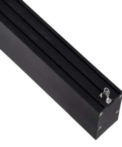 GloboStar® FELIX 61028-S Γραμμικό Φωτιστικό Οροφής Linear LED CCT 54W 6500lm 120° AC 220-240V Μ120 x Π3.5 x Υ7cm - Εναλλαγή Φωτισμού μέσω Τηλεχειριστηρίου All In One Ψυχρό 6000k+Φυσικό 4500k+Θερμό 2700k Dimmable - Μαύρο - 3 Years Warranty 19 61028 5