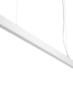 Alternative view of GLOBOSTAR® FELIX 61029-P Μοντέρνο Γραμμικό Κρεμαστό Φωτιστικό Οροφής LED 54W 6500lm 120° AC 220-240V IP20 Ρυθμιζόμενο Λευκό CCT με Χειριστήριο από 2700K έως 6000K Dimmable - Lumileds SMD Chip - Λευκό Ματ - Μ120 x Π3.5 x Υ7cm - 3 Χρόνια Εγγύηση