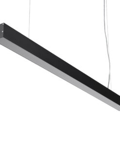 Alternative view of GLOBOSTAR® ORION 61030-P Μοντέρνο Γραμμικό Κρεμαστό Φωτιστικό Οροφής LED 72W 8600lm 120° AC 220-240V IP20 Ρυθμιζόμενο Λευκό CCT με Χειριστήριο από 2700K έως 6000K Dimmable - Lumileds SMD Chip - Μαύρο Ματ - Μ120 x Π5.5 x Υ7cm - 3 Χρόνια Εγγύηση