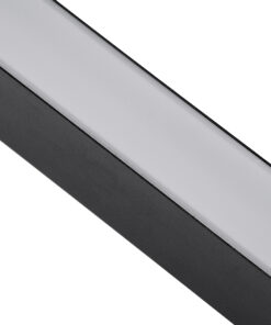 GloboStar® ORION 61030-S Γραμμικό Φωτιστικό Οροφής Linear LED CCT 72W 8600lm 120° AC 220-240V Μ120 x Π5.5 x Υ7cm - Εναλλαγή Φωτισμού μέσω Τηλεχειριστηρίου All In One Ψυχρό 6000k+Φυσικό 4500k+Θερμό 2700k Dimmable - Μαύρο - 3 Years Warranty 20 61030 8